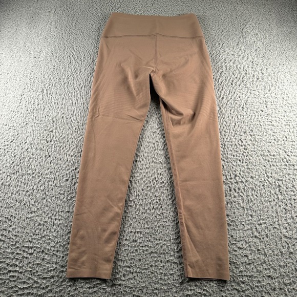 Fanka Leggings Womens M High Waist 7/8 Tan Brown Stretch Yoga Pants - Picture 7 of 8